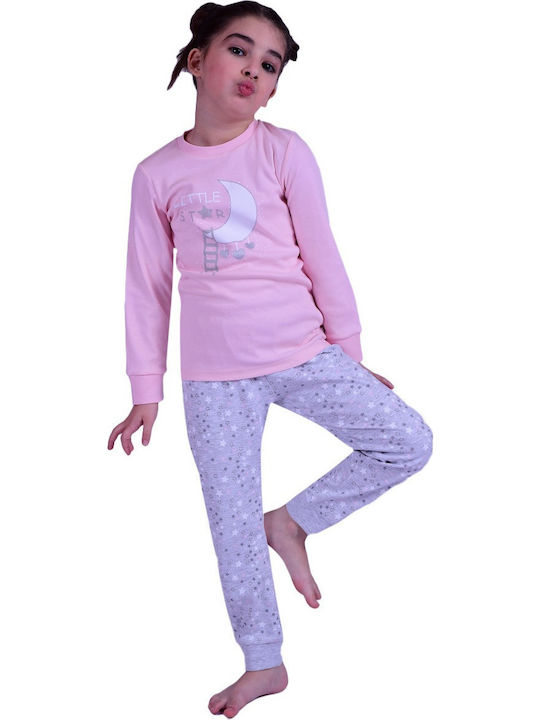 Biorganic Kids' Pajamas Winter Pink