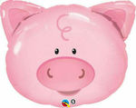 Μπαλόνι Foil Playful Pig Ροζ 76εκ.