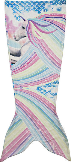 Beauty Home Meerjungfrau Mehrfarbige Kinderdecke 50x120cm