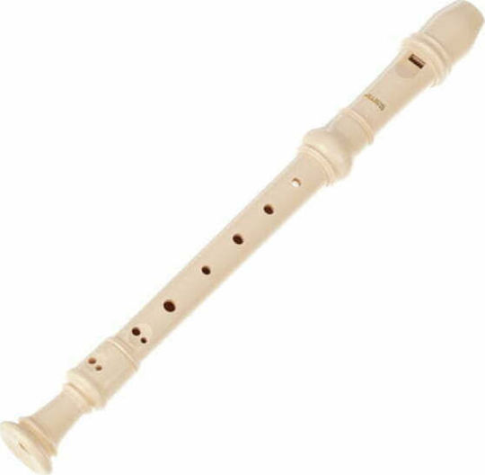 Aulos Soprano Πλαστική Φλογέρα 303A Elite Recorder Μπαρόκ Λευκή