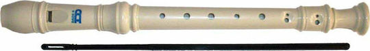 Dadi Soprano Plastic Recorder Dadi DR28 Baroque White