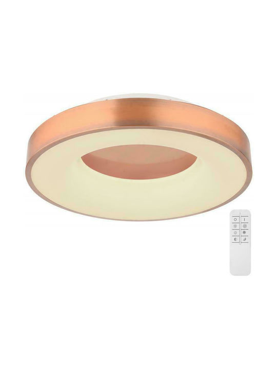 Globo Lighting Jolli Modern Metallic Ceiling Mount Light with Integrated LED in Copper color 40pcs