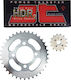 JT Sprockets Kette & Ritzel-Kit (15-39-420HDR) für Honda GLX