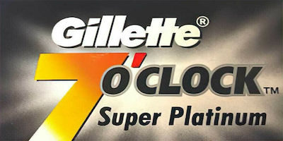 Gillette 7 O Clock Super Platinum Ανταλλακτικές Λεπίδες 10τμχ