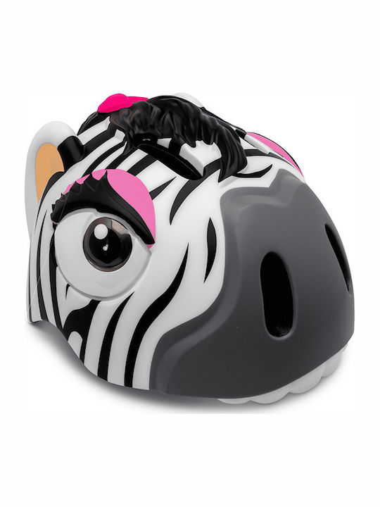 Crazy Safety Black Zebra Cască pentru biciclete...