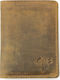 Leather Men's Wallet Classic Brown