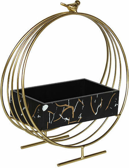 Keskor от Метал Злато/черно 26x10x30см 1бр