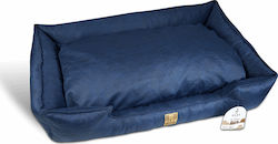 Glee King Sofa Dog Bed In Blue Colour 100x70cm