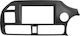 Phonocar DIN Fascia Panels 2 Din Anthracite for Kia Rio 2012-2015 with Airbag