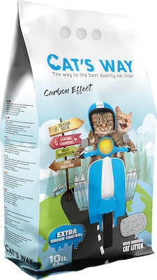 Cat's Way Carbon Effect Clumping Odour Control Cat Litter 10lt A45-04-023