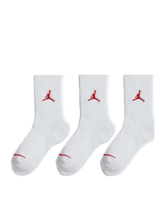 Jordan Athletic Kids' Long Socks Jumpman White 3 Pairs