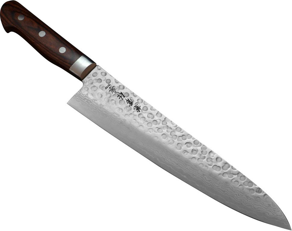 Gyuto Μαχαίρι Chef από Δαμασκηνό Ατσάλι 24cm KC901 Skroutz.gr