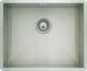 Macart Quattro Ένθετος Νεροχύτης Inox Σατινέ Μ50xΠ40cm Ασημί