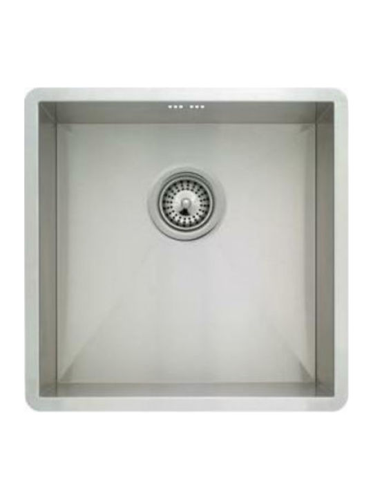 Macart Quattro NE08119 Drop-In Sink Inox Satin W40xD40cm Silver