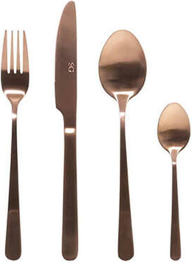 Atmosphera Delicacy Besteckset Edelstahl Rose Gold 24Stück