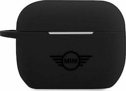 Mini Cooper MIACAPSLTBK Θήκη Σιλικόνης σε Μαύρο χρώμα για Apple AirPods Pro