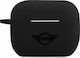 Mini Cooper MIACAPSLTBK Θήκη Σιλικόνης σε Μαύρο χρώμα για Apple AirPods Pro