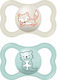 Mam Orthodontic Pacifiers Silicone Fox - Otter ...