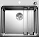 Blanco Etagon 500-IF 521840 Drop-In Sink Inox Satin W54xD44cm Silver