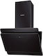 Gruppe Kalos 60 Chimney Vent Hood 60cm Black
