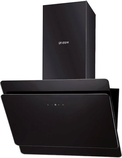 Gruppe Kalos 60 Chimney Vent Hood 60cm Black