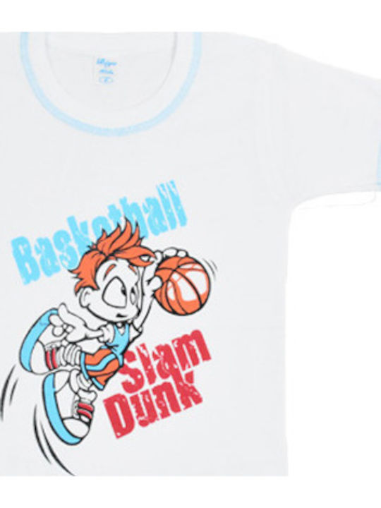 Biyo Basket Παιδικό Φανελάκι Κοντομάνικο Basket