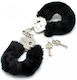 Rimba Police Handcuffs With Fur Cătușe Black