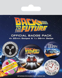 Pyramid International Badge Back To The Future 5pcs Set of Game Tokens 5pcs