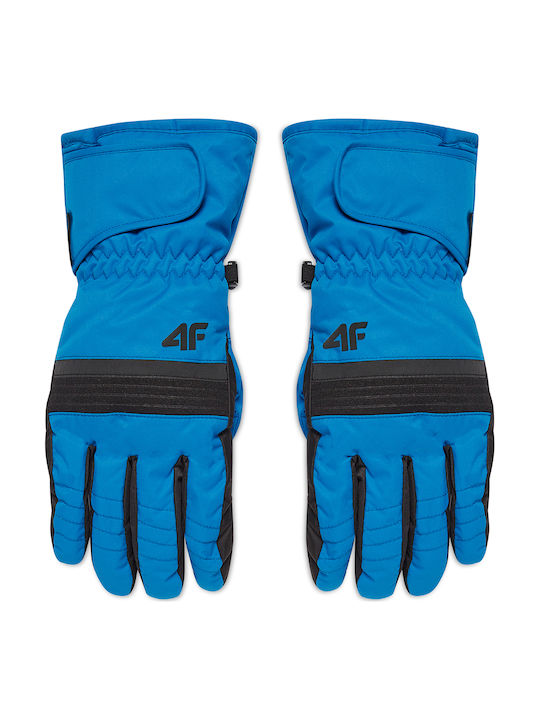 4F Men's Ski & Snowboard Gloves Blue