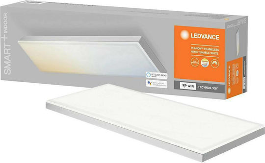 Ledvance Smart Planon Frameless Rectangular Παραλληλόγραμμο Εξωτερικό LED Panel 16W με Ρυθμιζόμενο Λευκό Φως 40x10εκ.