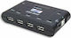 Manhattan MNH- Hub 4 Θυρών USB 2.0 με σύνδεση USB-A / Ethernet