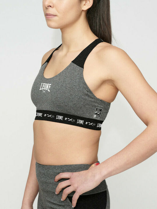 Leone ABX616 Women's Sports Bra without Padding Gray