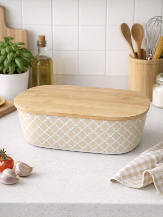 Lalos Хлябохранилище С Капак От Бамбук 36x20.5см