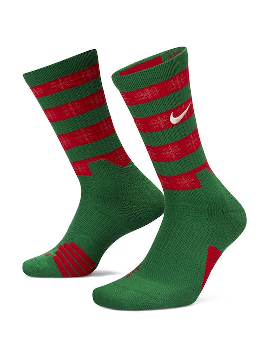 Nike Elite Xmas Μπασκετικές Κάλτσες Πολύχρωμες 1 Ζεύγος