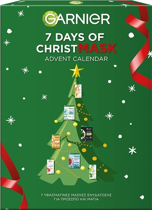 Garnier Advent Calendar 7 Days of Christmask Σετ Περιποίησης Advent