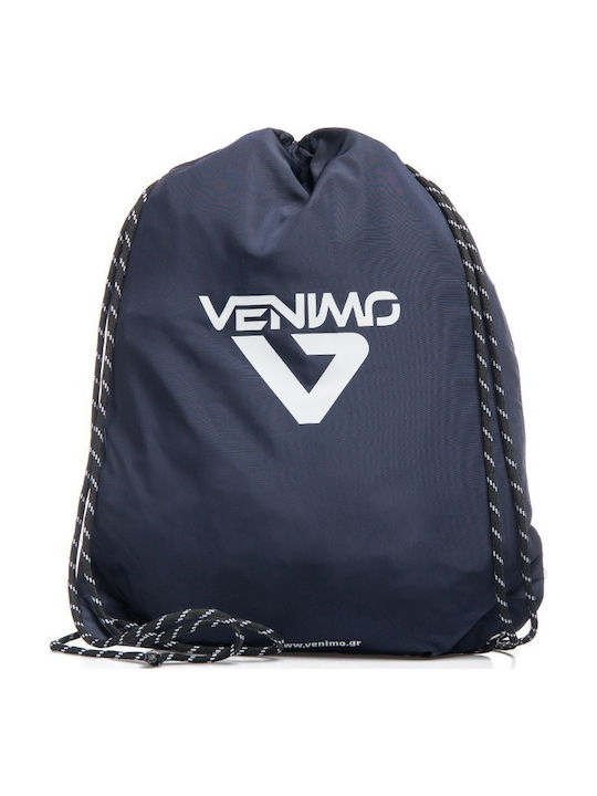 Venimo Unisex Τσάντα Πλάτης Γυμναστηρίου Μπλε