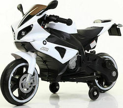 Kids Electric Motorcycle 12 Volt White