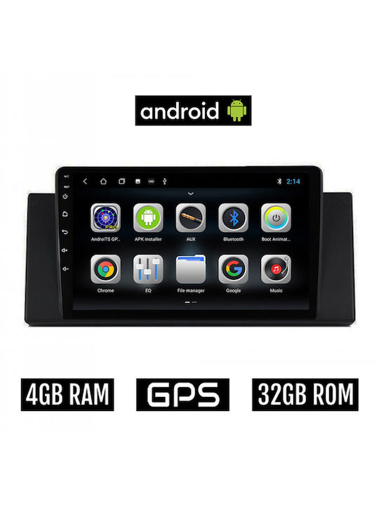 Booma Sistem Audio Auto pentru BMW E53 / X5 1999-2006 (Bluetooth/USB/AUX/WiFi/GPS/Apple-Carplay/Android-Auto) cu Ecran Tactil 9"