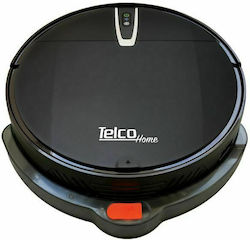 Telco Робот прахосмукачка за прахосмукачка и пране с Wi-Fi Черен