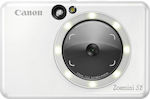 Canon Instant Φωτογραφική Μηχανή Zoemini S2 Pearl White