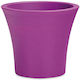 Plastona City 35 με Ρόδες Flower Pot with wheels 35x32cm Violet 10.11.0114