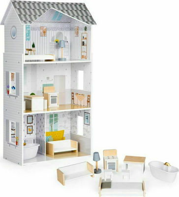 Ecotoys Wooden Dollhouse