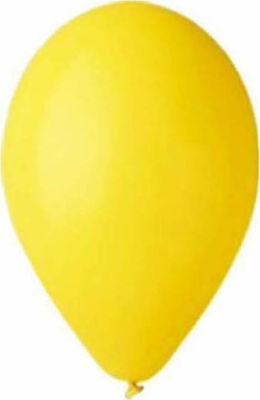 Set of 100 Balloons Latex Yellow 30cm