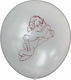 Set of 100 Balloons Latex White Valentine's Day 30cm