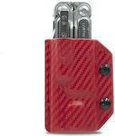 Kydex Sheath for Leatherman FREE P2 CF-Red Clip & Carry