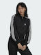 Adicolor Classics High-Shine Short Women's Cardigan with Zipper Black