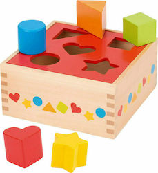 Goki Shape Sorting Toy Κουτί Ταξινόμησης Σχημάτων made of Wood for 12++ Months