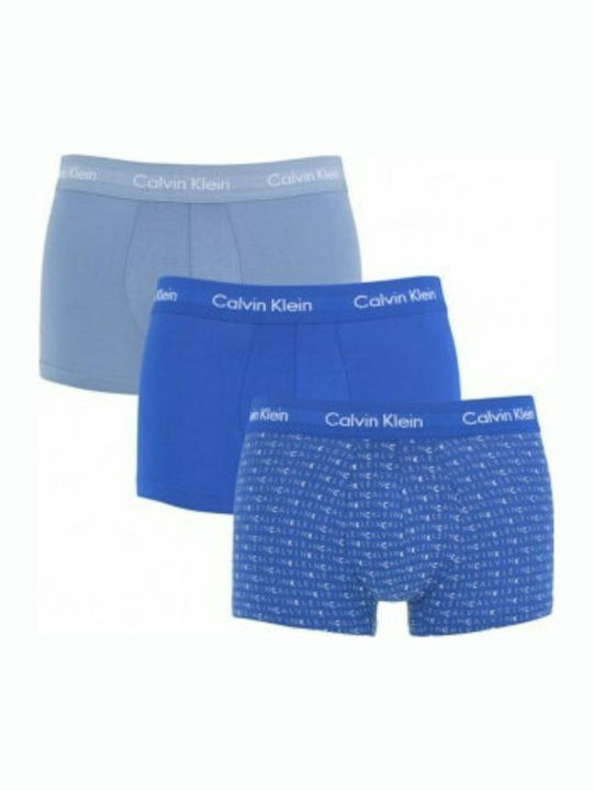 Calvin Klein Ανδρικά Μποξεράκια Μπλε με Σχέδια ...