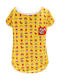 Croci Guacamole T-shirt Hundeshirt in Gelb Farbe 35cm.