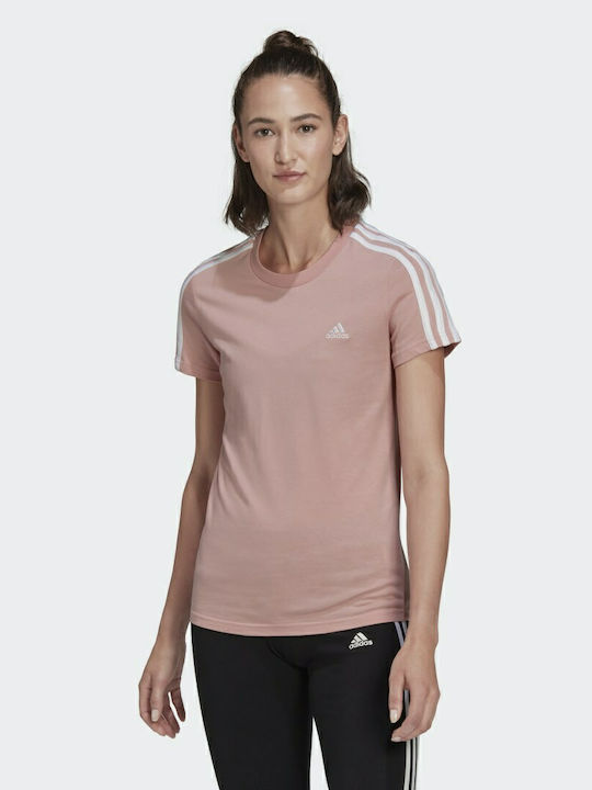 3 Stripes Γυναικείο T-shirt Wonder Mauve